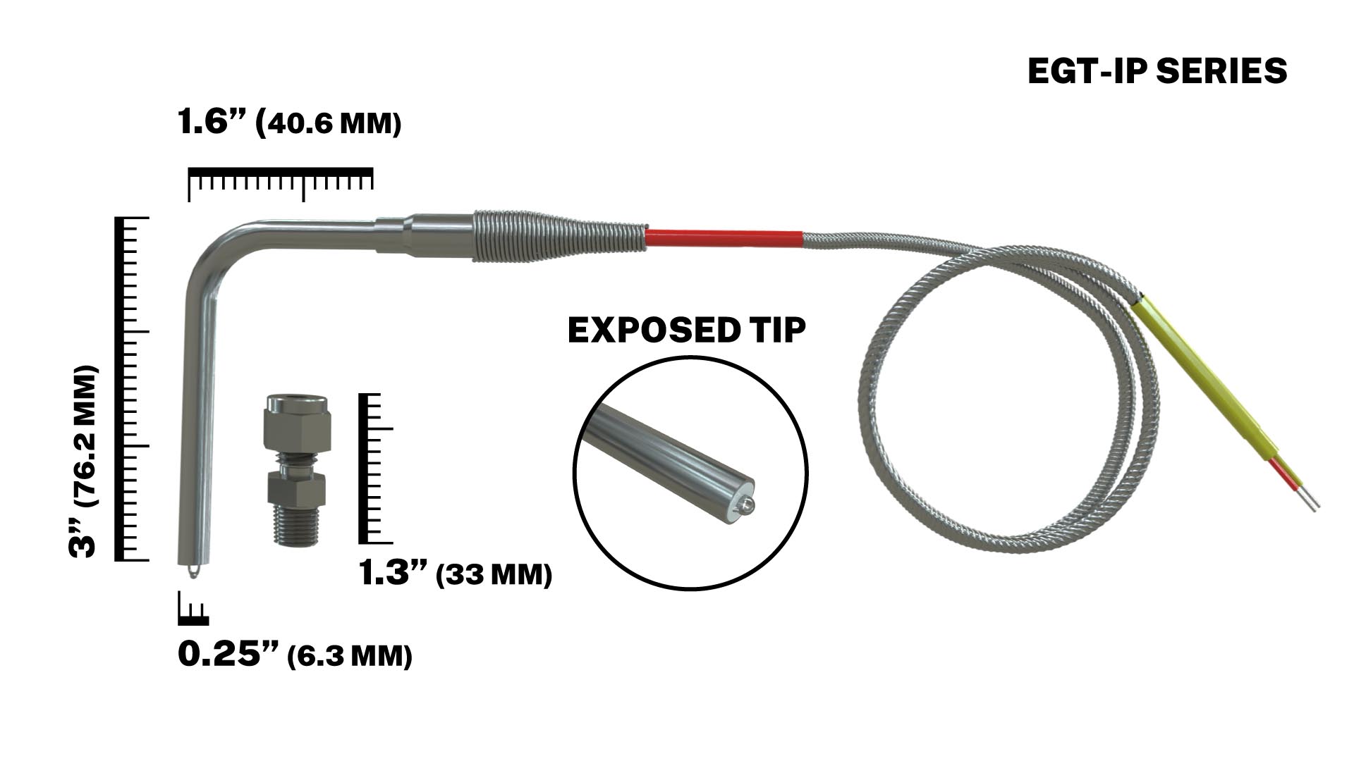 Polar Diesel EGT Probe Adapter Fitting main image 1